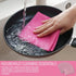 UPIQNG 20Pcs (12x8Inch) Papaya Dish Cloths Reusable Cleaning Wipes Absorbent Coconuts Shell Rags Non-linting Kitchen