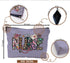 Nurse Makeup Bags, Gifts for Women, Zipper Cosmetic Bags for Nursing Students, Purple