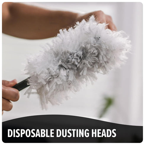 Dirt Devil Telescoping Extended Reach Duster, Hand Duster for Multi-Surface Cleaning, Includes Replacement Disposable