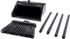 Set 36" 2-Piece Commercial Carlisle FoodService Products Duo-Pan Lobby Broom and Dustpan Upright Broom with Handle