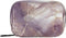 Ollabaky Purple Rose Marble Pill Case, Weekly Portable Pill Bag Container 7 Days