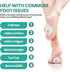 Welnove 84pcs Callus Pad with Water-Resistant Adhesive, Protects Foot, Heel and Toes from Rubbing, Pain Relief - White