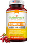 Kaibro Nutra Berberine 500mg (1000mg Per Serving) for Supports Healthy Immune Function, Antioxidant, Gastrointestinal &