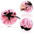 Kids Satin Bonnet Sleeping Cap, Adjustable Reversible Night Caps for 0-3 Years Old, Watermelon Red/Black