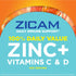 Immune Gummy 70 Count Zicam Daily Support, Supplement, Zinc, Vitamin C and Vitamin D, Citrus Strawberry Flavor