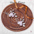 JEAIRTS Flower Wedding Hair Pins, Rhinestone Bridal Hair Pieces, Sparkly Crystal Hair Accessories for Women (Pack of 2)