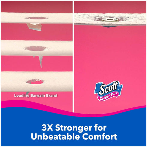 Scott ComfortPlus 24 Count (Pack 1) Scott Extra Softa Double Roll Bath Tissue, Toilet Paper