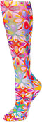 Celeste Stein Moderate Compression Knee High Stockings Wide Calf - Paisley Passion