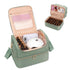 Nail Polish Organizer Case, Travel Nail Tech Carrying Box Holds 45 Bottles & Nail Lamp, Storage for Manicure Tools