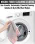 Microfiber Cleaning Cloth Roll - 75 Sheets, Tear Away Towels for Cars, Garage, and Household Cleaning Supplies