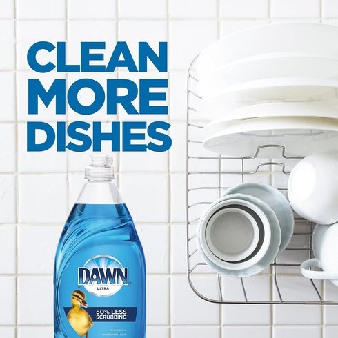 Dawn Ultra Liquid Dish Soap, Original Scent, 7.5 Oz., 18/Carton
