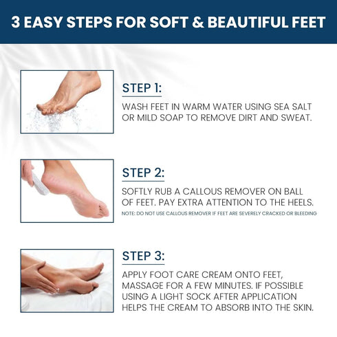 Nordic Care Foot Care Cream, 6 oz, Foot Lotion for Cracked & Dry Skin