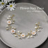 Unicra Daisy Flower Wedding Hair Vine, Gold Bridal Hair Piece, Crystal Accessories for Women