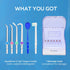 Replacement Tips for Waterpik Water Flosser, Waterpik Replacement Parts, Storage Case & AquaFlosser 6 Tips
