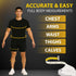 Perfect Body Tape Measure, 80 Inch Automatic Telescopic, Retractable for Body: Waist, Hip, Bust, Arms, White
