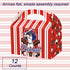 chiazllta Baseball Party Favor Treat Boxes, Gift Boxes for Candy, Cookies, Snack Goody Cardboard Box with Handles (12