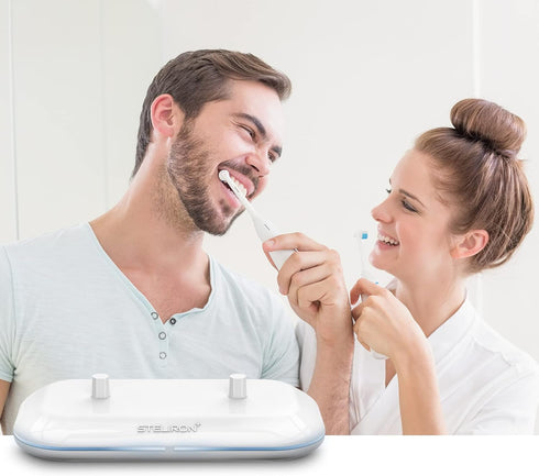 Galvanox 2-in-1 Dual Toothbrush Charger for Oral B Electric Toothbrushes, Replacement for 3757, Works with Braun OralB