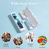 2 Pcs Toothbrush Travel Case, Colorful Pattern Holder and Covers for Travel, Includes Travel Tongue Scraper Case