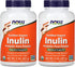 NOW Inulin Prebiotic FOS, 8-Ounces (Pack of 2)