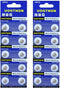 20-Pack 379 SR521SW V379 1.5V Button Cell Watch Battery
