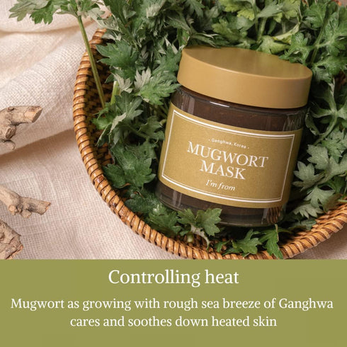 I'm from Mugwort Mask 1.01 Fl Oz, Enjoy Fast Soothing and Cooling
