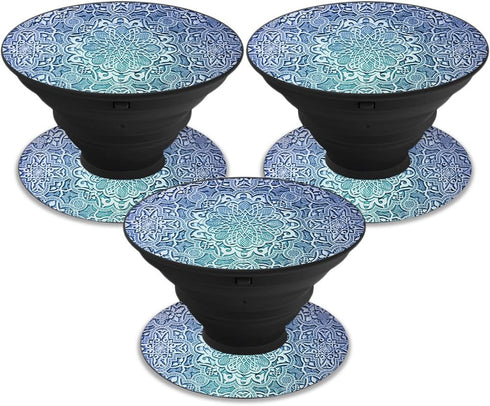 MightySkins Skin for PopSocket - Carved Blue | Protective Vinyl Decal Wrap Cover, Made in The USA
