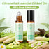 ZKONLY 4 0.34 oz Patio,Summer Citronella Oil Roll On for Camping Travel, PCS X fl Natural Lemongrass Oils, Essentials