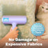 Pet Hair Remover Roller - Dog & Cat Fur Remover with Self-Cleaning Base - Efficient Animal Hair Removal Tool - Perfect for Furniture, Couch, Carpet, Car Seat, Purple by DELOMO