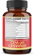 Premium Ceylon Cinnamon with Berberine Supplement - 8in1 Turmeric, Ginger, Gymnema & More - 180 Capsules for Body