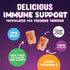 Immune Support Gummies for Kids & Toddlers, 120 Gummies, with Vitamin C, Zinc & Echinacea, Natural Berry Flavor
