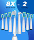 Electric Toothbrush for Adults with 8 Brush Heads, Sonic Deep Clean with 40000 VPM, Rechargeable