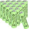 16 Packs 1.2V AA 300mAh Ni-MH Rechargeable Batteries for Outdoor Solar Lights
