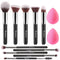 Makeup Brushes Set BEAKEY, Professional Foundation Eyeshadow Concealer Blush Powder Bronzer Applicator