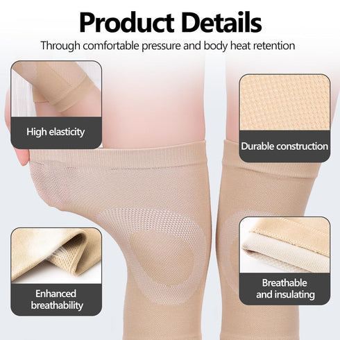 Knee Compression Sleeve,Brace for Women Men Sleeves Wrap Compress Elastic Support,for Arthritis Relief