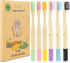 Bamboo Kids Toothbrushes (6 Pack) - Soft Bristle, Organic, Compostable, BPA Free, Eco-Friendly Wooden Toothbrush