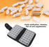 Zoeyilan 14 7 Pcs Weekly Monthly Pill Organizer, Big Compartment Pill Case, Day Pill Boxes and Organizer for Fish Oil