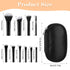 10 Pcs Mini Travel Makeup Brush Set, Portable Small Eyeshadow, Lipstick, Foundation Brushes