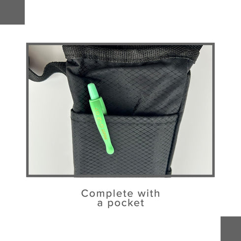 AlveyTech Universal Cane Holder - Bag fits Drive, Pride, Jazzy, Golden, Mobility Scooter, E-Bikes, Rollators Medical