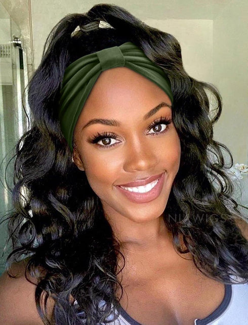 Tobeffect 6 Packs Wide Headbands for Women, Knotted Hairbands Turbans Non Slip Boho Hair Accessories
