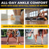 NeoTech Care Ankle Support Brace, Breathable, Men, Women, Right or Left, Gray, Size XL, 1 Pair