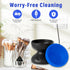 Upgrade Electric Makeup Brush Cleaner Machine, Automatic Spinner for All Size Brushes, Blue