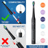 Replacement Toothbrush Heads, 10 Pack for Bitvae Daily D2 Rechargeable Toothbrush, Black Refills