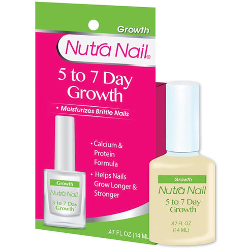 Nutra Nail 5 to 7 Day Growth Treatment, Fast Keratin Nail Hardener, 0.47 Fl Oz