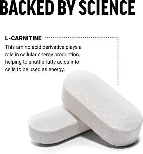 FORCE FACTOR L-Carnitine Supplement, L Carnitine Tartrate 1000mg Capsules to Convert Fat Into Energy