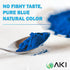 AKI Blue Spirulina Powder Pack, 1 Oz, Loaded with Antioxidants, Vegan Food Coloring for Smoothies and Pastries