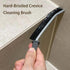 Hard Bristle Crevice Cleaning Brush Set, Small Cleaning Brushes for Shower Tile and Household Use (3 Pcs)