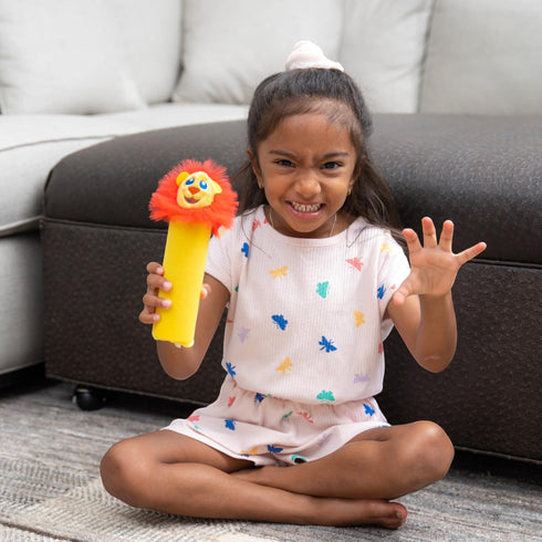Rory Junior Breathing Fidget Tool for Kids, Teaches Lions Breath for Calming & Emotional Regulation, Screen-Free
