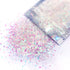 Iridescent Body Glitter, 15g Chunky Holographic Glitter for Face, Hair, Eye, and Body, Festival Accessories