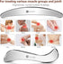Niymyin 5-in-1 Set, Stainless Steel Muscle & Fascia Scraper Tool For Body Skin Massage and Sore Muscles, Myofascial