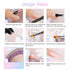 ROSALIND 2 PCS Soft Pink&White Poly Extension Gel for Nails, 30ml White & Light Pink Poly Builder Acrylic Nail Colors